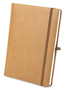 notes książkowy okładka kolor brązowy