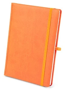 notes książkowy okładka kolor pomarańczowy