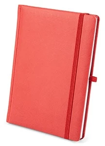 notes książkowy okładka kolor czerwony