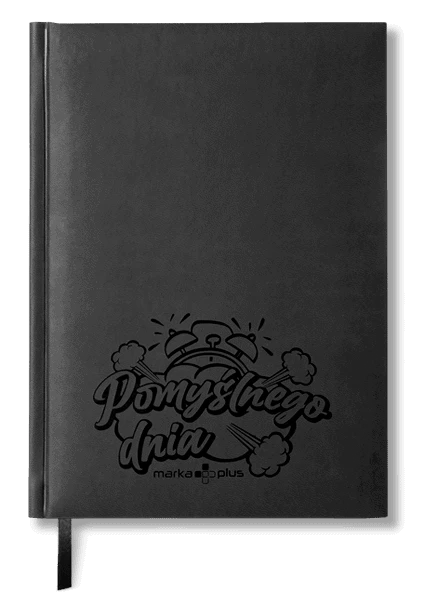 notes książkowy All Black z logo