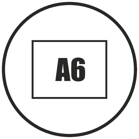 Format kartki A6 format A6