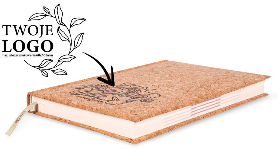 kalendarz książkowy ekologiczny z logo