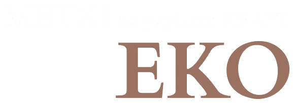 napis: Metki na papierze kraft EKO