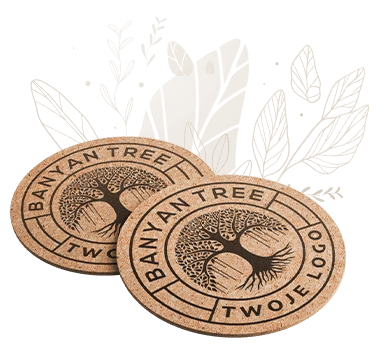 podkładka korkowa z nadrukiem