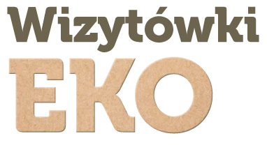 napis: Wizytówki EKO