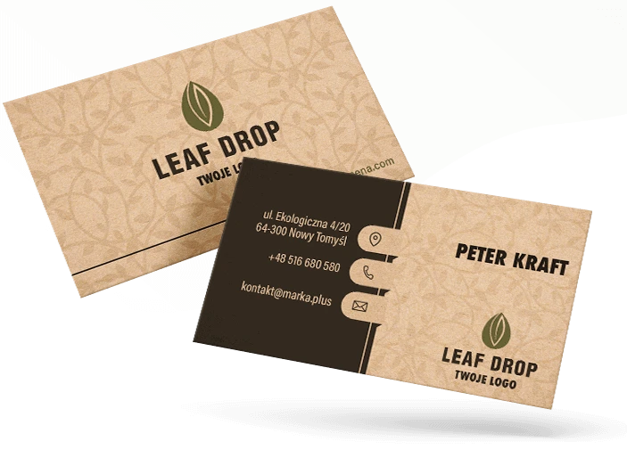 ekologiczne wizytówki dla firm