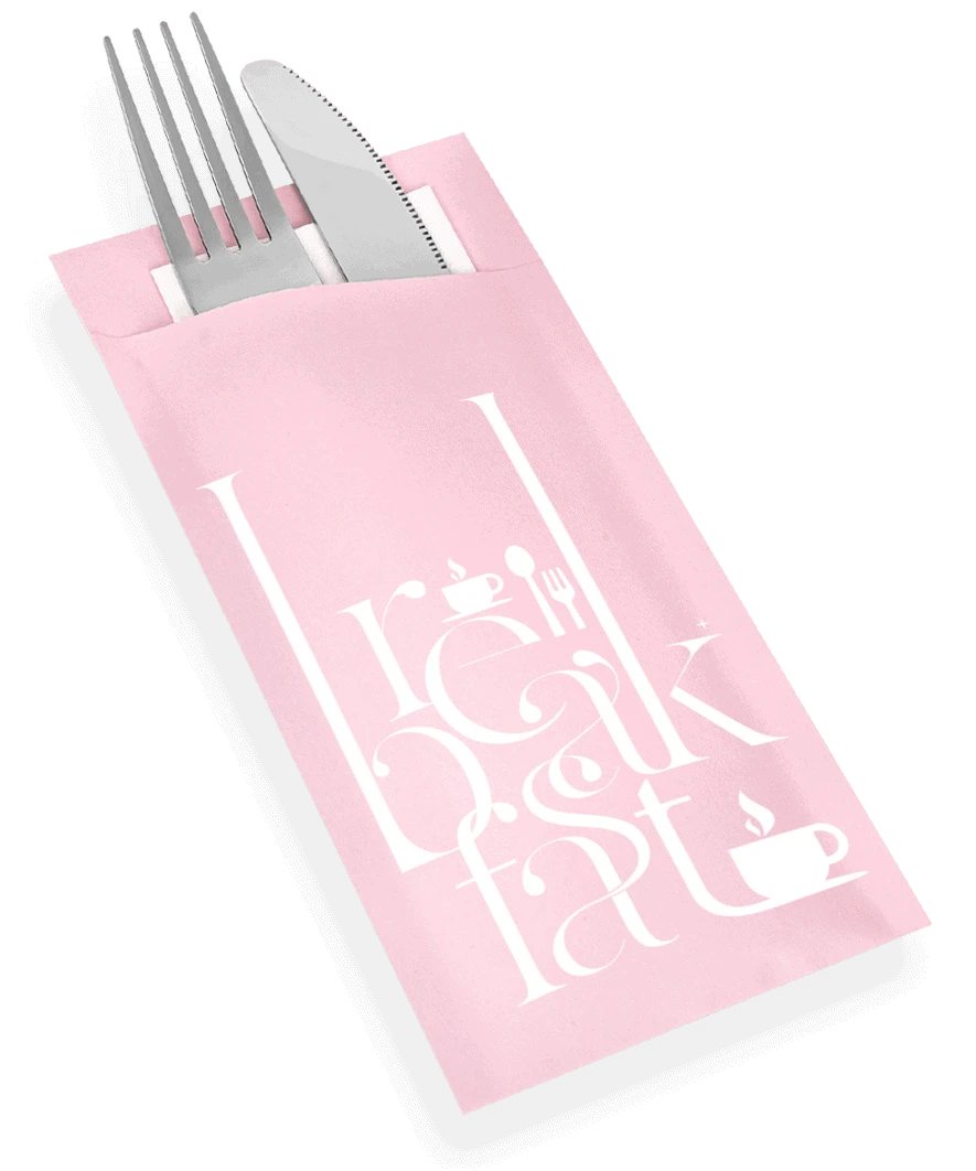 etui na sztućce z nadrukiem