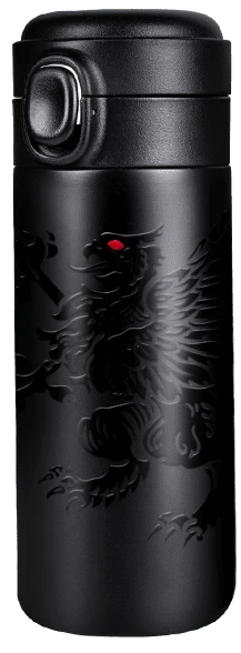 kubek termiczny zamykany z nadrukiem