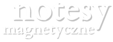napis: notesy magnetyczne