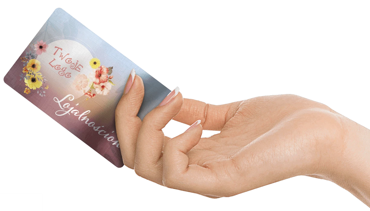 karty lojalnościowe z pieczątkami z nadrukiem