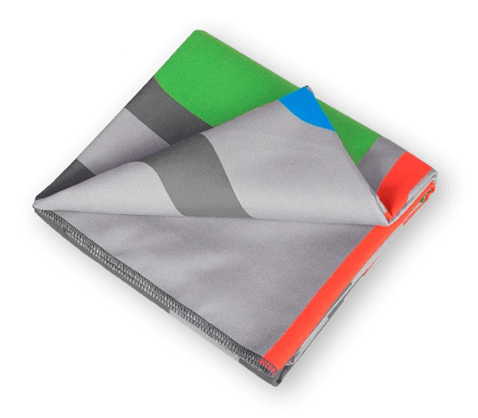 złożony ręcznik szybkoschnący