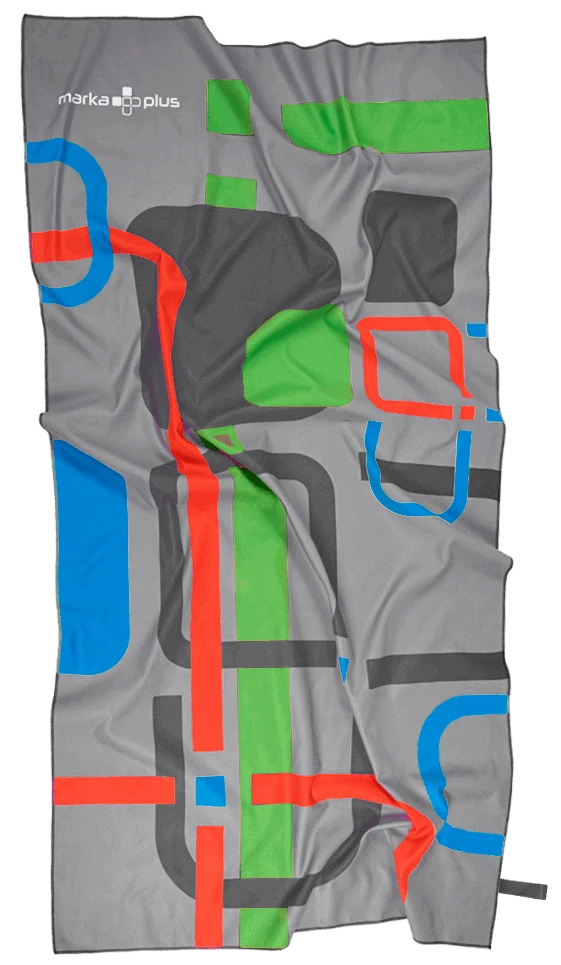 ręcznik szybkoschnący z nadrukiem