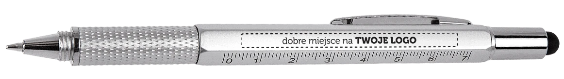 długopis wielofunkcyjny z nadrukowanym logo firmy