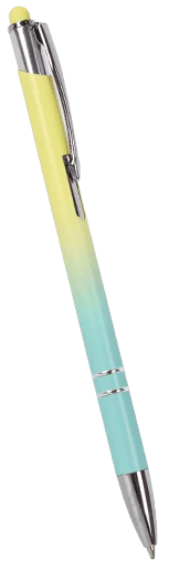 długopis reklamowy kolor żółto- seledynowy długopis reklamowy kolor żółto- seledynowy