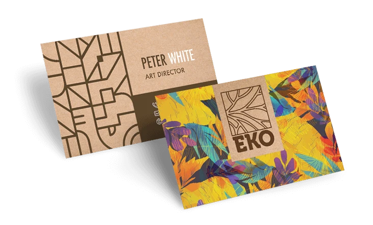 Wizytówki na papierze ekologicznym