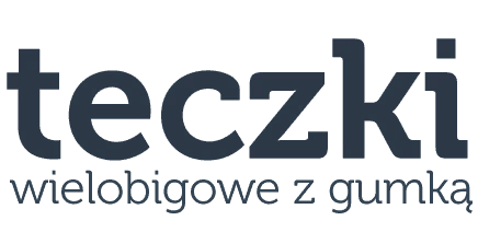 napis: teczki wielobigowe z gumką