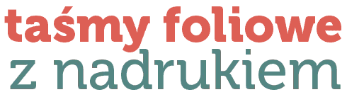 napis: taśmy foliowe z nadrukiem