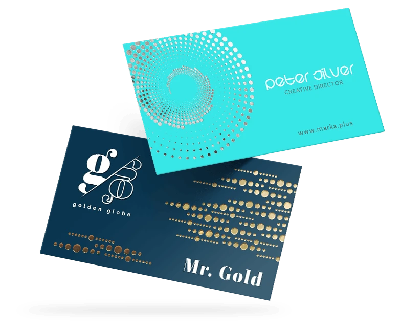 wizytówki złocone i srebrzone wizytówki złocone i srebrzone