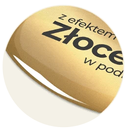 naklejka wypukła na złotej folii naklejka wypukła na złotej folii