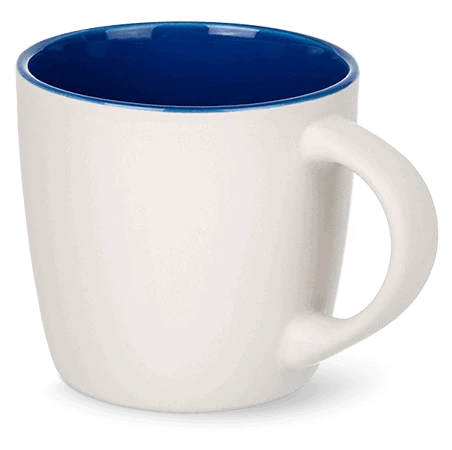 Kubek Multikolor z niebieskim wnętrzem