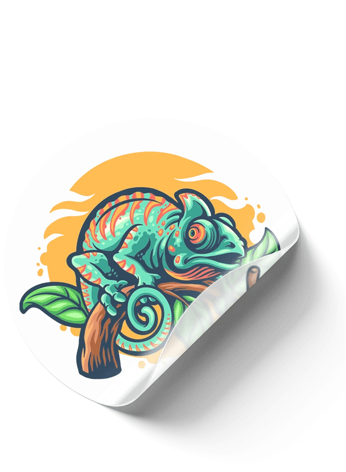 naklejka przeźroczysta z Twoim logo