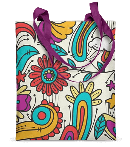 torba eko materiałowa z nadrukiem