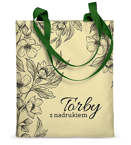 ekologiczna torba materiałowa z nadrukiem