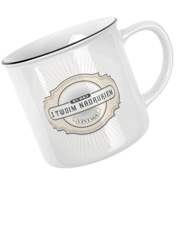 kubek Vintage z logo kubek Vintage z logo