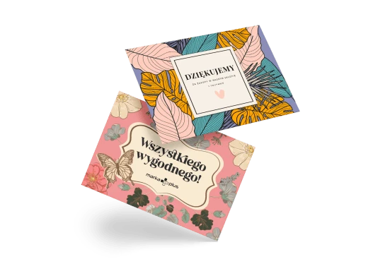 ulotki do paczek z nadrukiem