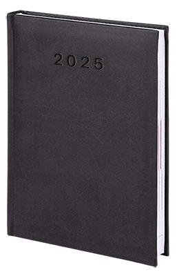 kalendarz książkowy standard kolor czarny