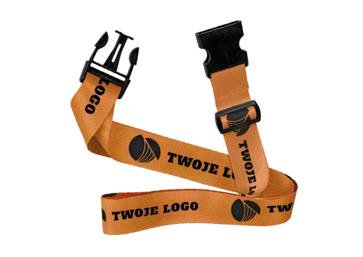 pasy na bagaż z nadrukiem