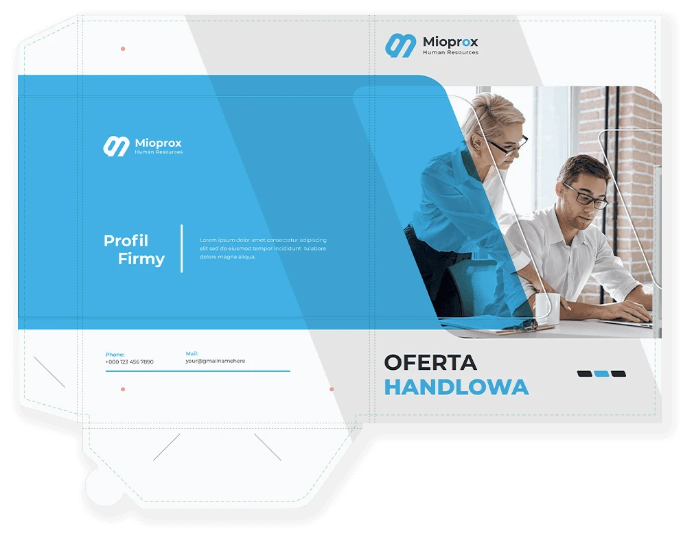 teczka z nadrukiem teczka z nadrukiem