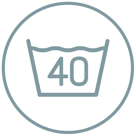 ikonka: temperatura prania 40°C