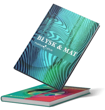 notesy książkowe Błysk & Mat