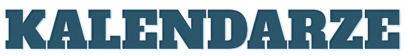 napis: KALENDARZE