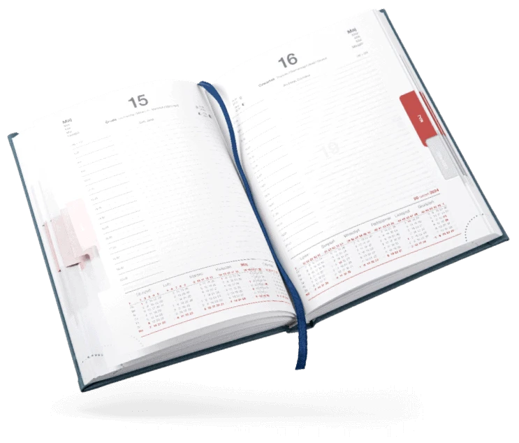 kalendarium w kalendarzu standard