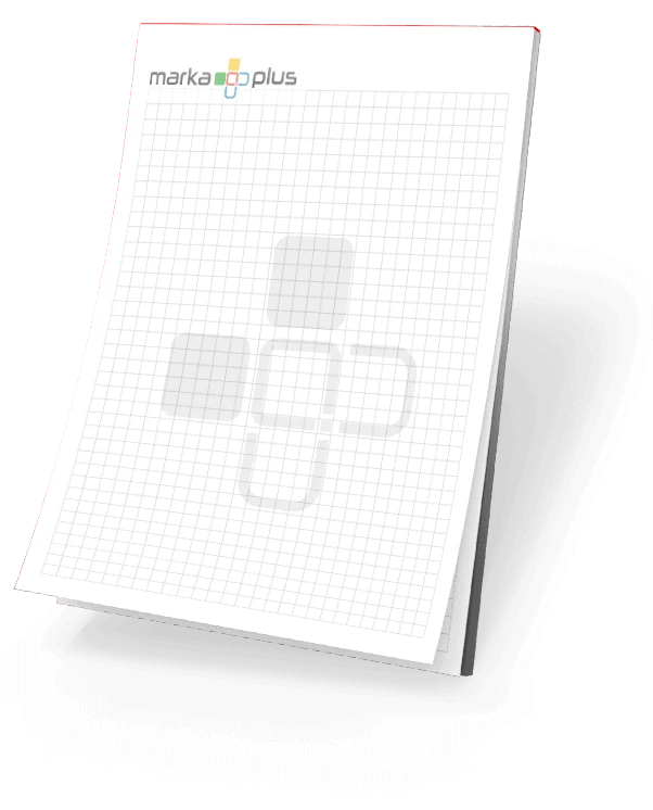 notes reklamowy z kolorowym klejem