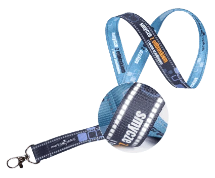 Smycze reklamowe odblaskowe