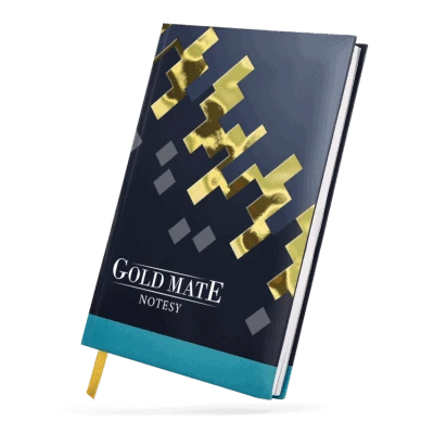 notesy książkowe Gold & Mat