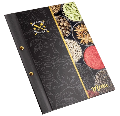 Etui na menu z nadrukiem