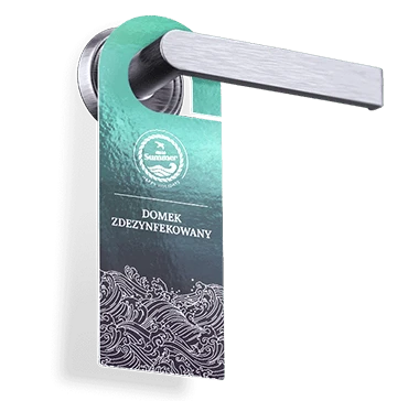 Zawieszki na klamkę z nadrukiem