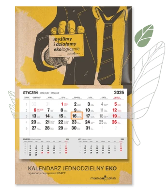 Kalendarze jednodzielne EKO
