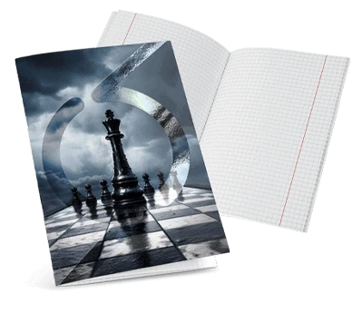 Zeszyty z lakierem UV