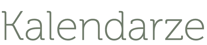 napis: Kalendarze