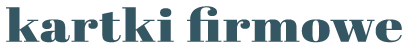 napis: kartki firmowe