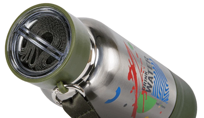 butelka stalowa HOT&FURIOUS nakrętka