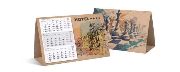 Kalendarze biurkowe eko