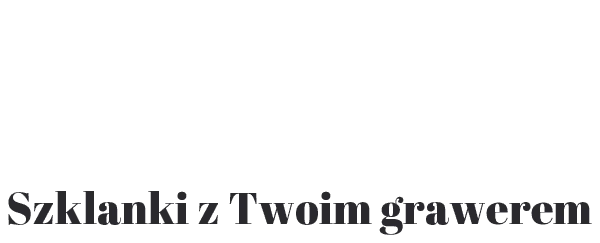 Aleksandra Szklanki z Twoim grawerem napis: Aleksandra Szklanki z Twoim grawerem