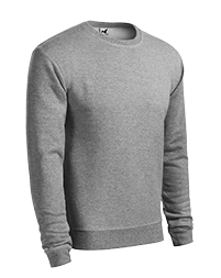 bluza reklamowa bez kaptura, kolor: ciemnoszary melanż bluza reklamowa bez kaptura, kolor: ciemnoszary melanż