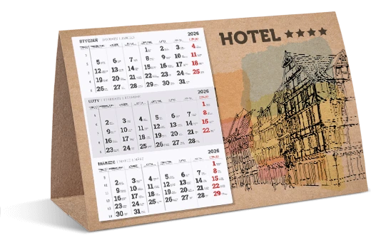 kalendarz reklamowy na biurko Eko